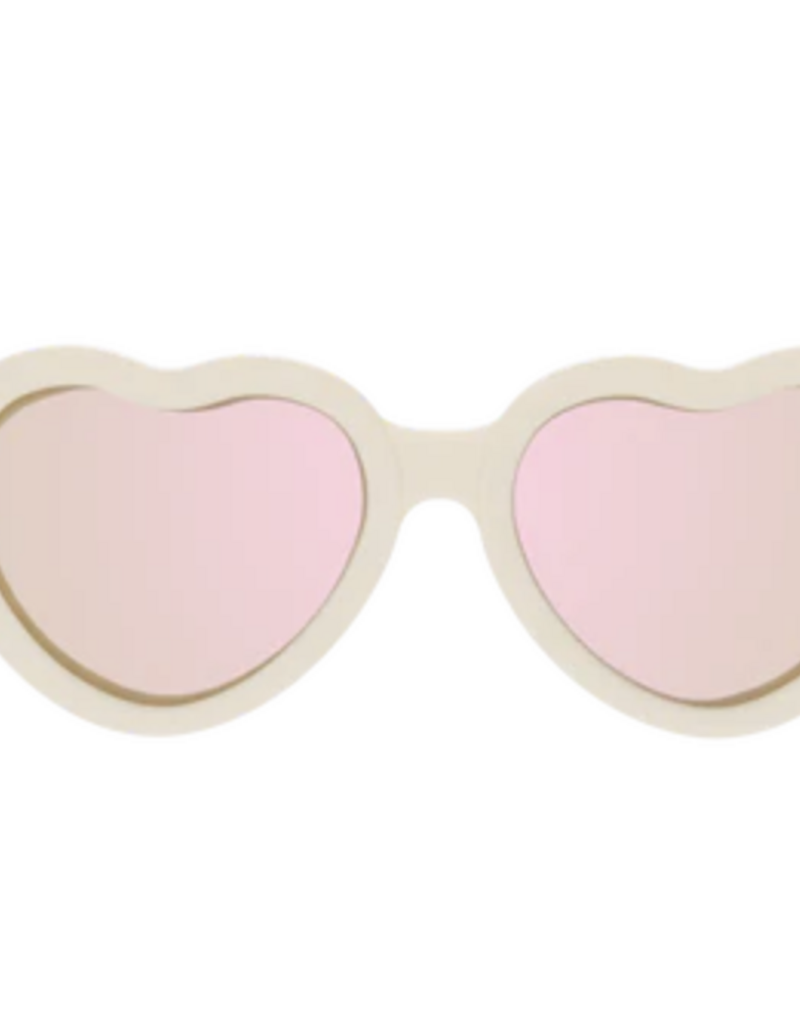 Babiators Heart Polarized Sunglasses Sweet Cream/Rose Gold