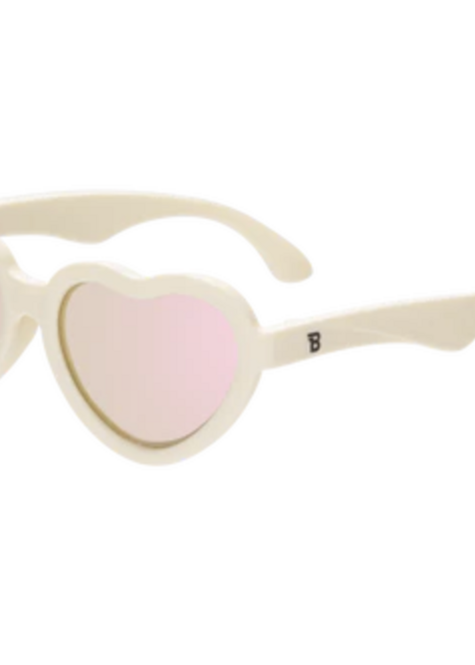 Babiators Heart Polarized Sunglasses Sweet Cream/Rose Gold