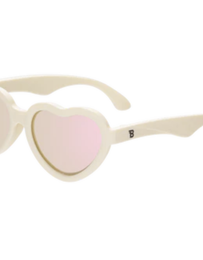 Babiators Heart Polarized Sunglasses Sweet Cream/Rose Gold