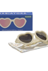 Babiators Heart Polarized Sunglasses Sweet Cream/Rose Gold