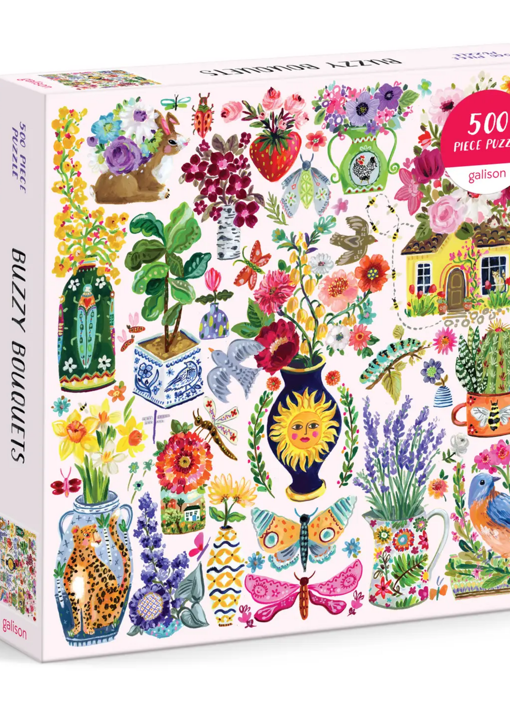 Buzzy Bouquets 500 Piece Puzzle