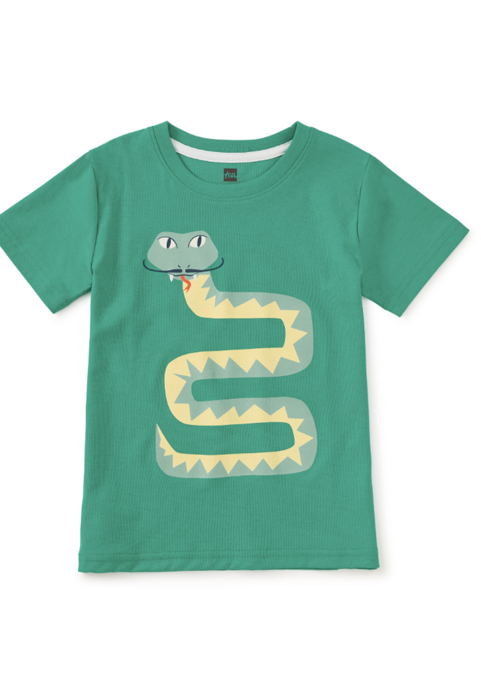 Tea Collection BIGOTE SNAKE GRAPHIC TEE VIRIDIAN