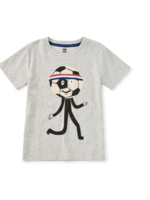 Tea Collection SALE. HEAD IN THE GAME GRAPHIC TEE MED HEATHER GREY