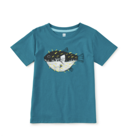 Tea Collection PUFFER FISH GRAPHIC TEE SCUBA