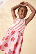 Tea Collection PRINT MIX TANK SKIRTED DRESS ROCK FLORAL