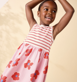 Tea Collection SALE PRINT MIX TANK SKIRTED DRESS ROCK FLORAL