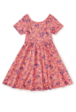 Tea Collection TWIST BACK BALLET DRESS MALINDI WILDFLOWERS