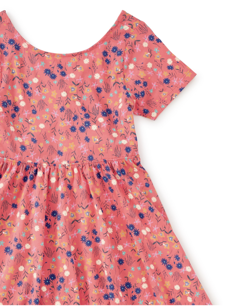 Tea Collection TWIST BACK BALLET DRESS MALINDI WILDFLOWERS