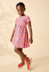 Tea Collection TWIST BACK BALLET DRESS MALINDI WILDFLOWERS