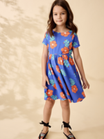 Tea Collection SALE. TWIST BACK BALLET DRESS ROCK ROSE