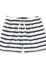 Tea Collection TERRYCLOTH STRIPE SHORT NAVAL BLUE