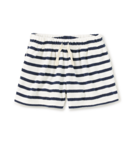 Tea Collection TERRYCLOTH STRIPE SHORT NAVAL BLUE