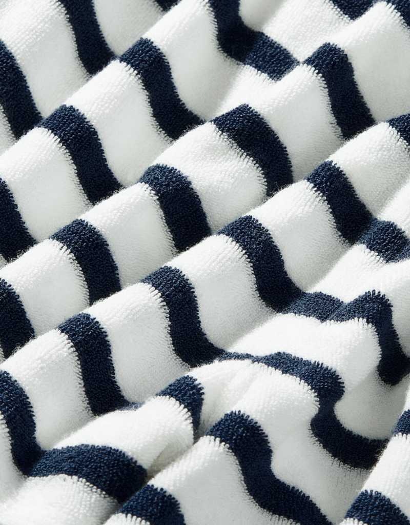 Tea Collection TERRYCLOTH STRIPE SHORT NAVAL BLUE