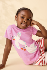 Tea Collection CHERRY WINGS GRAPHIC TEE PERENNIAL PINK