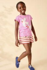 Tea Collection CHERRY WINGS GRAPHIC TEE PERENNIAL PINK