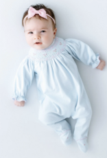 Magnolia Baby Pipers Classic Lt Blue Bishop Footie