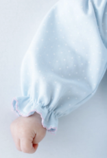 Magnolia Baby Pipers Classic Lt Blue Bishop Footie