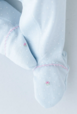Magnolia Baby Pipers Classic Lt Blue Bishop Footie