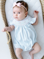 Magnolia Baby Pipers Classic Lt Blue Bishop Flutters Bubble