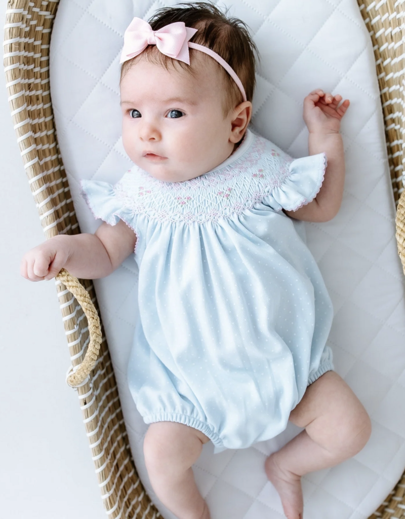 Magnolia Baby Pipers Classic Lt Blue Bishop Flutters Bubble