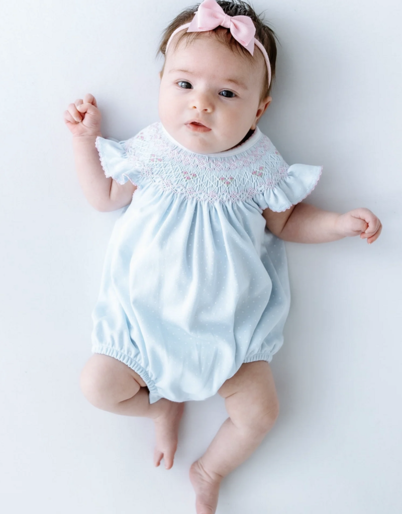 Magnolia Baby Pipers Classic Lt Blue Bishop Flutters Bubble