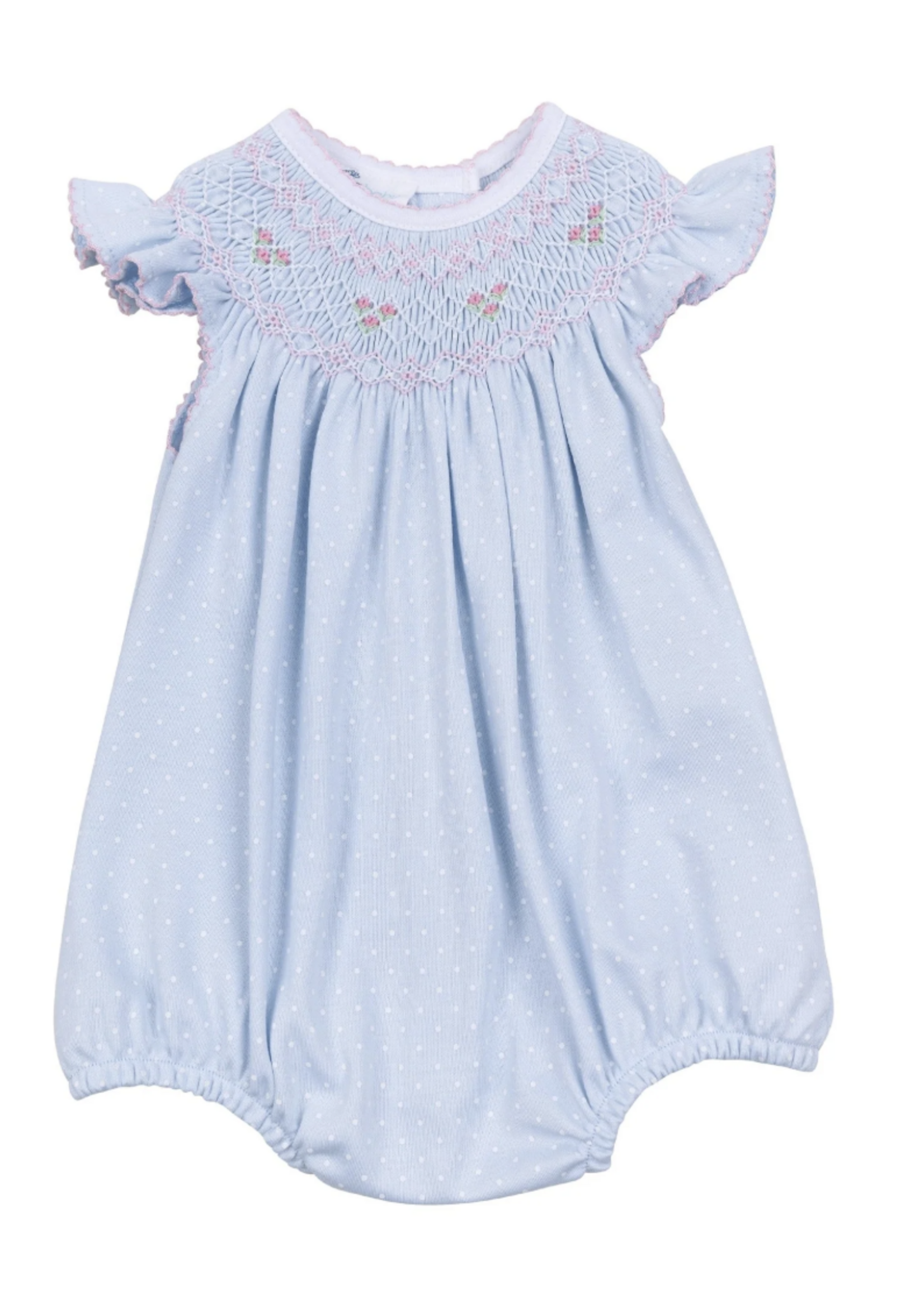 Magnolia Baby Pipers Classic Lt Blue Bishop Flutters Bubble