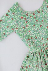 Good Apples Kids S/S Twirl Dress Spring Green Floral