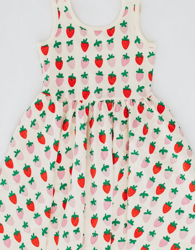 Good Apples Kids S/S Twirl Dress Strawberry Blush