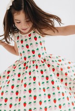 Good Apples Kids S/S Twirl Dress Strawberry Blush
