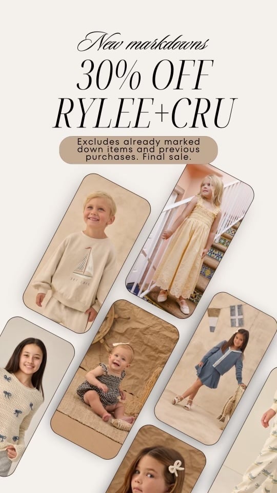 Rylee and Cru Sale