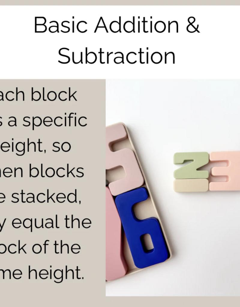 Calla & Friends Wyatt Number Stacking Blocks