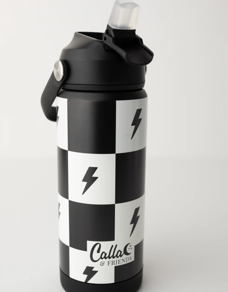 Calla & Friends The Kyler Tumbler Checkered Bolts