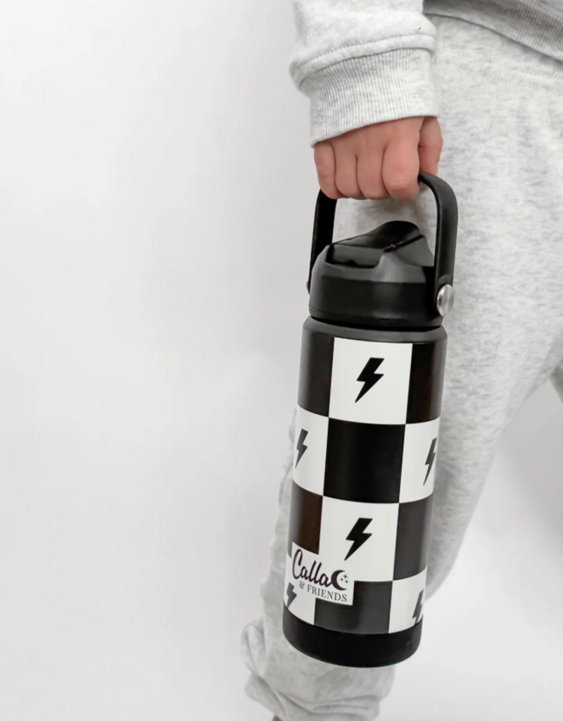 Calla & Friends The Kyler Tumbler Checkered Bolts