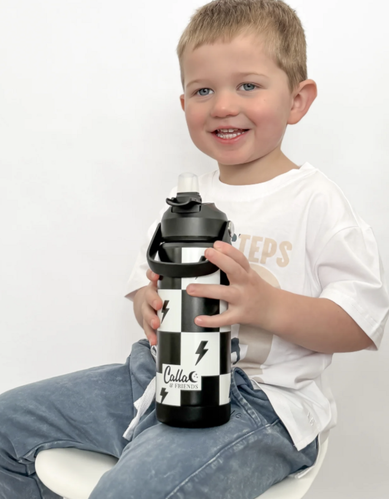 Calla & Friends The Kyler Tumbler Checkered Bolts