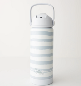 Calla & Friends The Kyler Tumbler Brush Stripes Blue