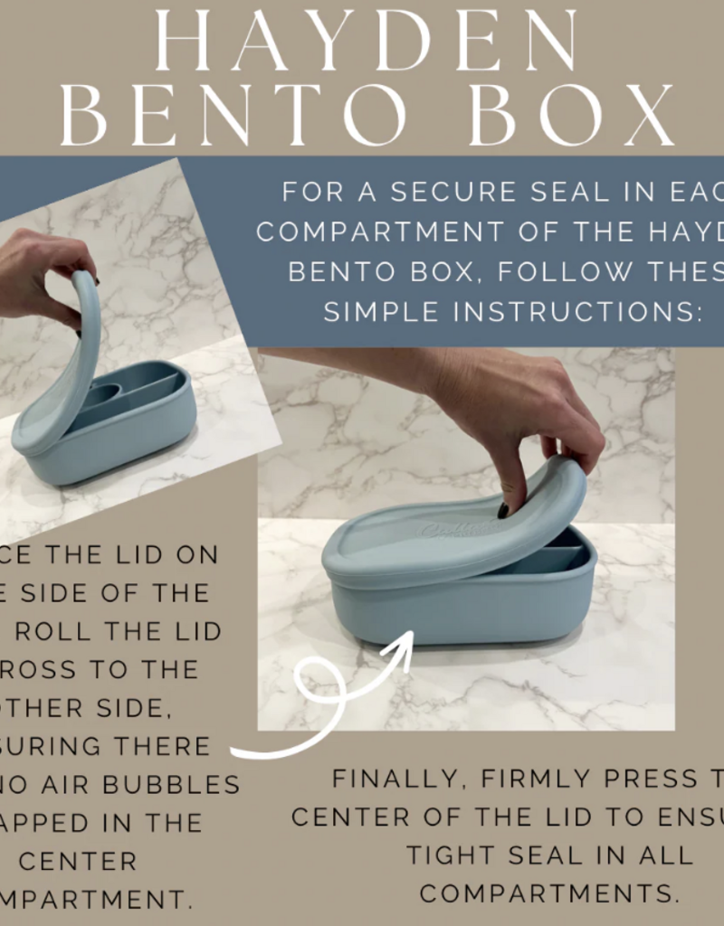 Calla & Friends Hayden Bento Box Powder Blue
