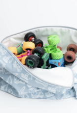 Calla & Friends Everything Wet Bag Trucks Diggers Blue