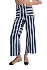 ee:some Striped Straight Leg Pants Midnight
