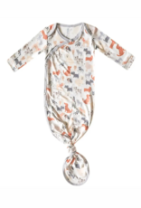 Copper Pearl Newborn Knotted Gown Rufus