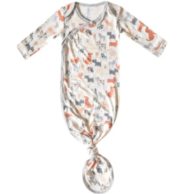 Copper Pearl Newborn Knotted Gown Rufus