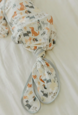 Copper Pearl Newborn Knotted Gown Rufus