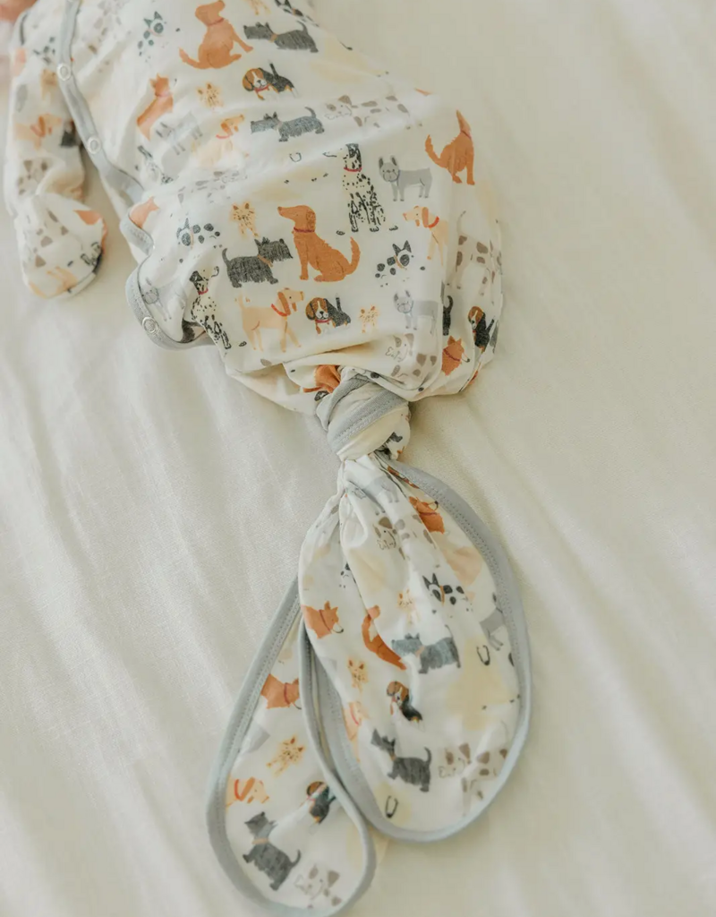 Copper Pearl Newborn Knotted Gown Rufus