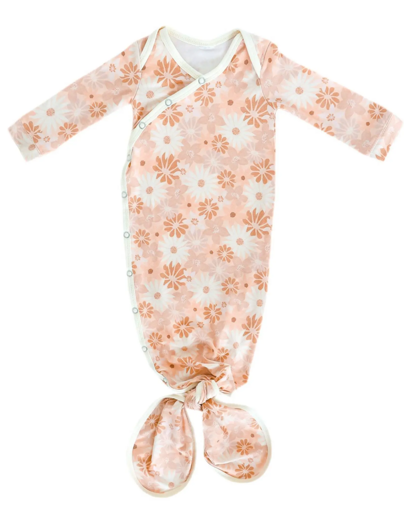 Copper Pearl Newborn Knotted Gown Penny