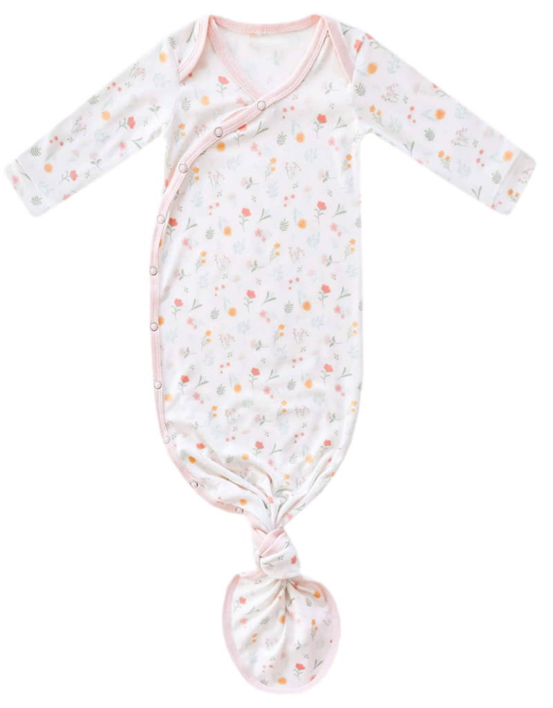 Copper Pearl Newborn Knotted Gown Mabel
