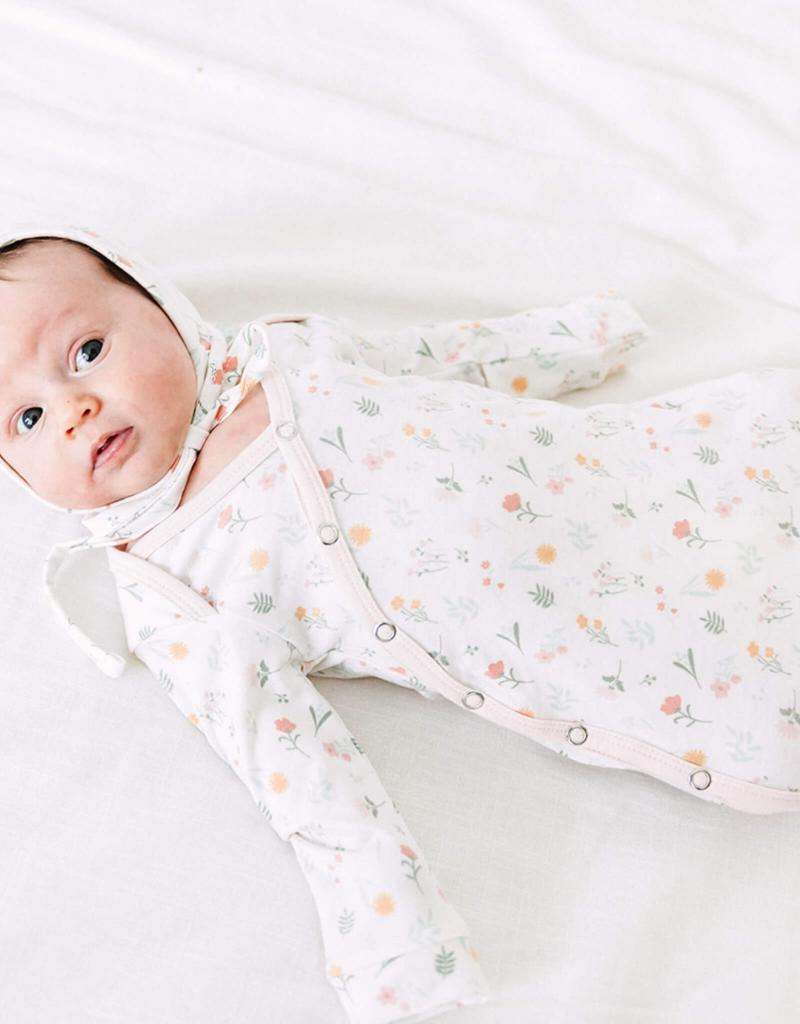 Copper Pearl Newborn Knotted Gown Mabel