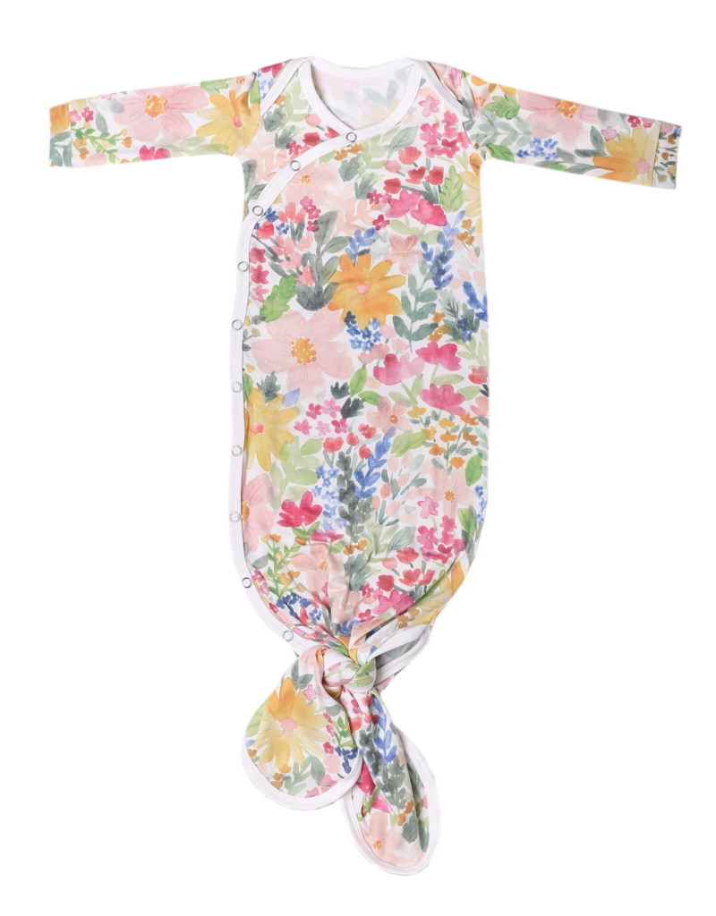 Copper Pearl Newborn Knotted Gown Lark