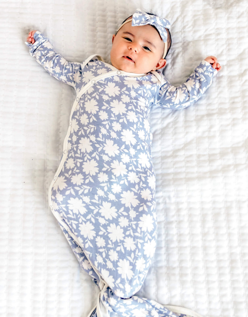 Copper Pearl Newborn Knotted Gown Lacie