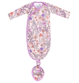 Copper Pearl Newborn Knotted Gown Flora