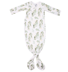 Copper Pearl Newborn Knotted Gown Fern