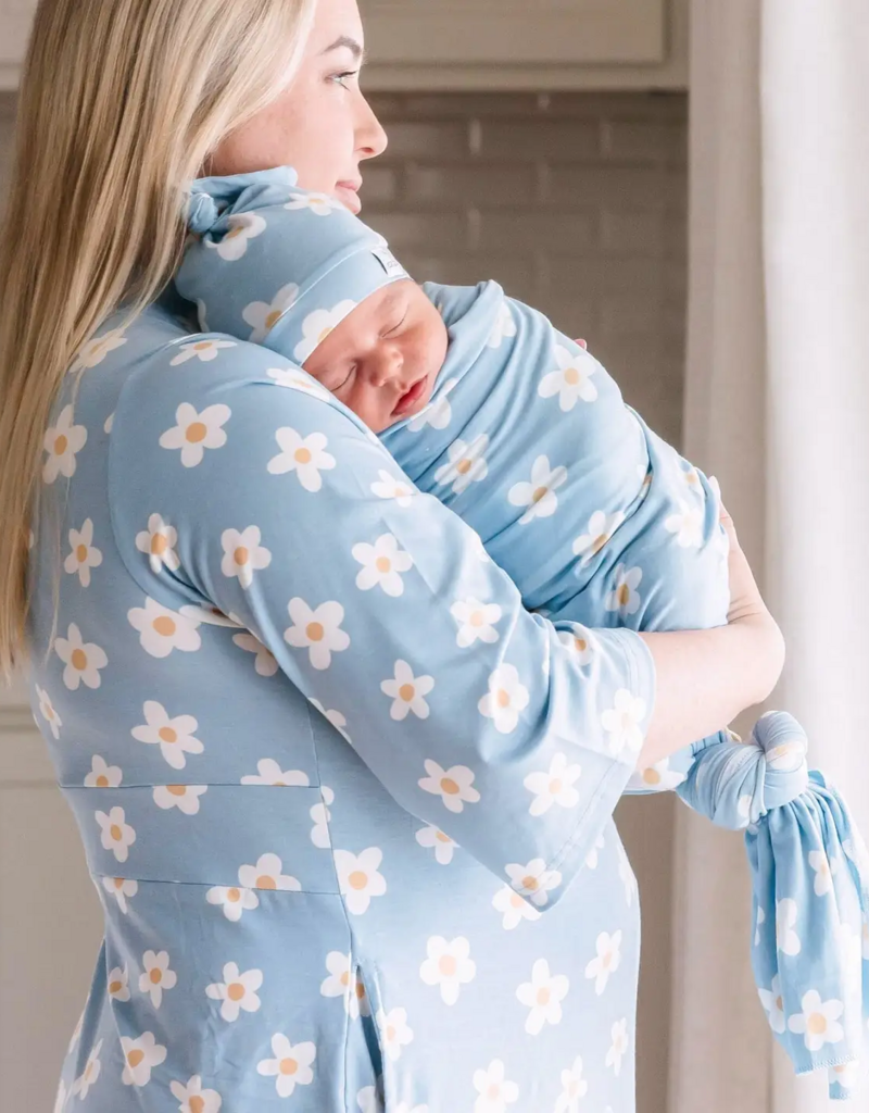 Copper Pearl Newborn Knotted Gown Della
